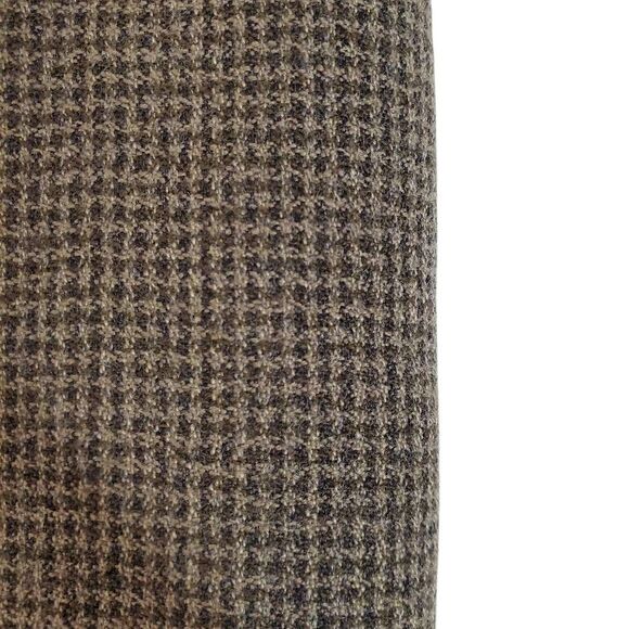 Collectible Gold By Giorgio Sant Angelo Pleated 100% Wool Skirt Brown Size 10 - Picture 10 of 11